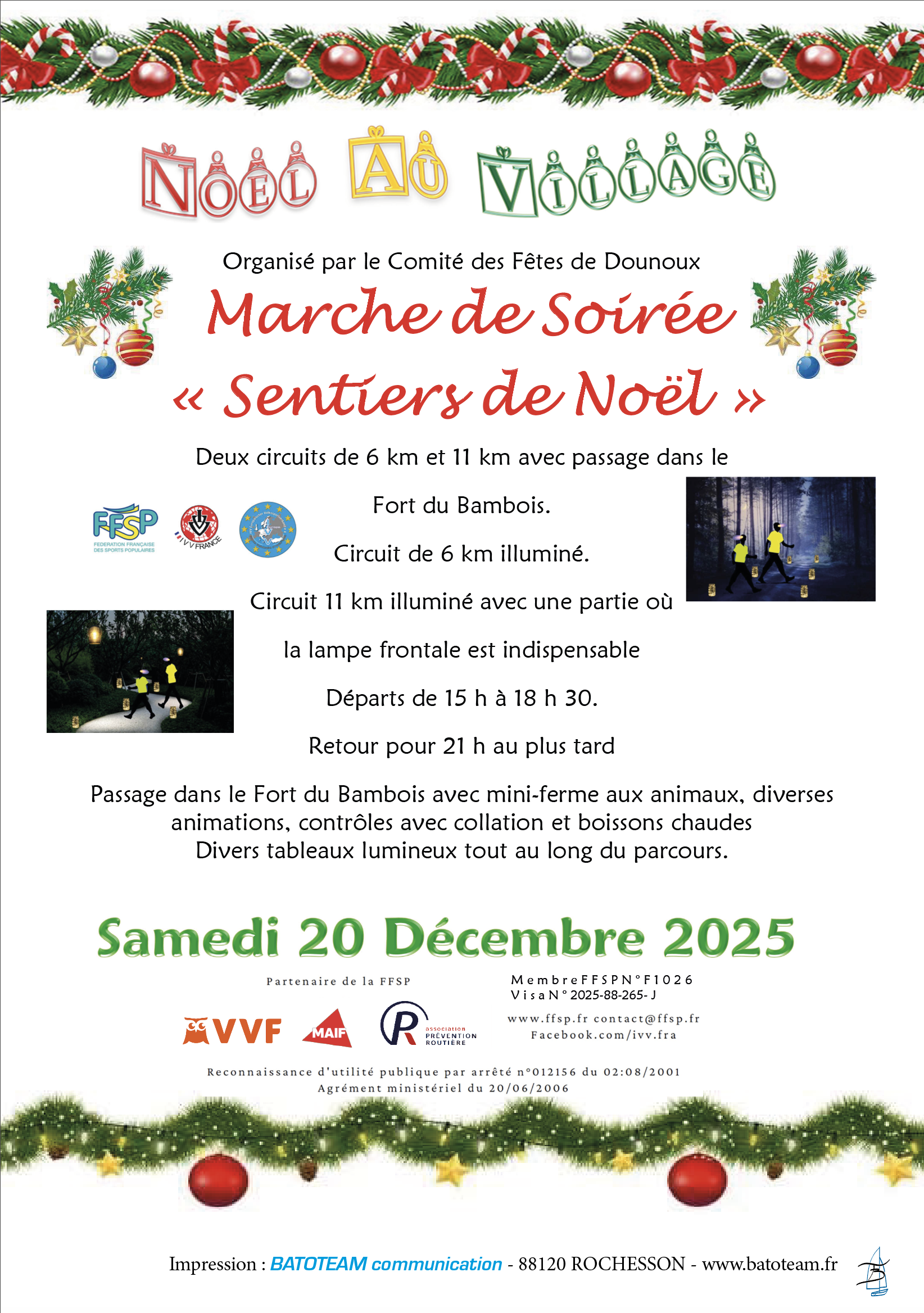 MARCHE NOCTURNE À DOUNOUX